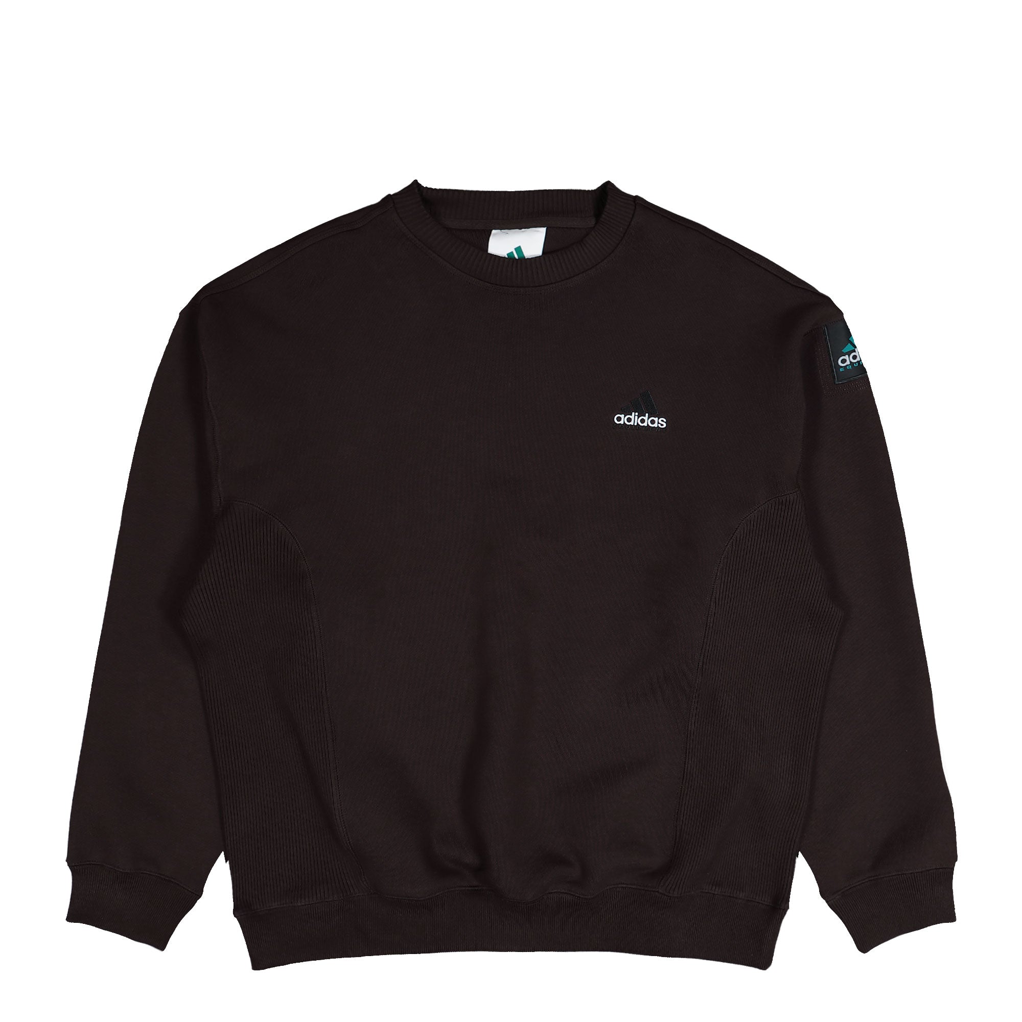 adidas Equipment Rip Crewneck Sweatshirt Aurora Coffee Sweatshirts KB9325 | Overkill
