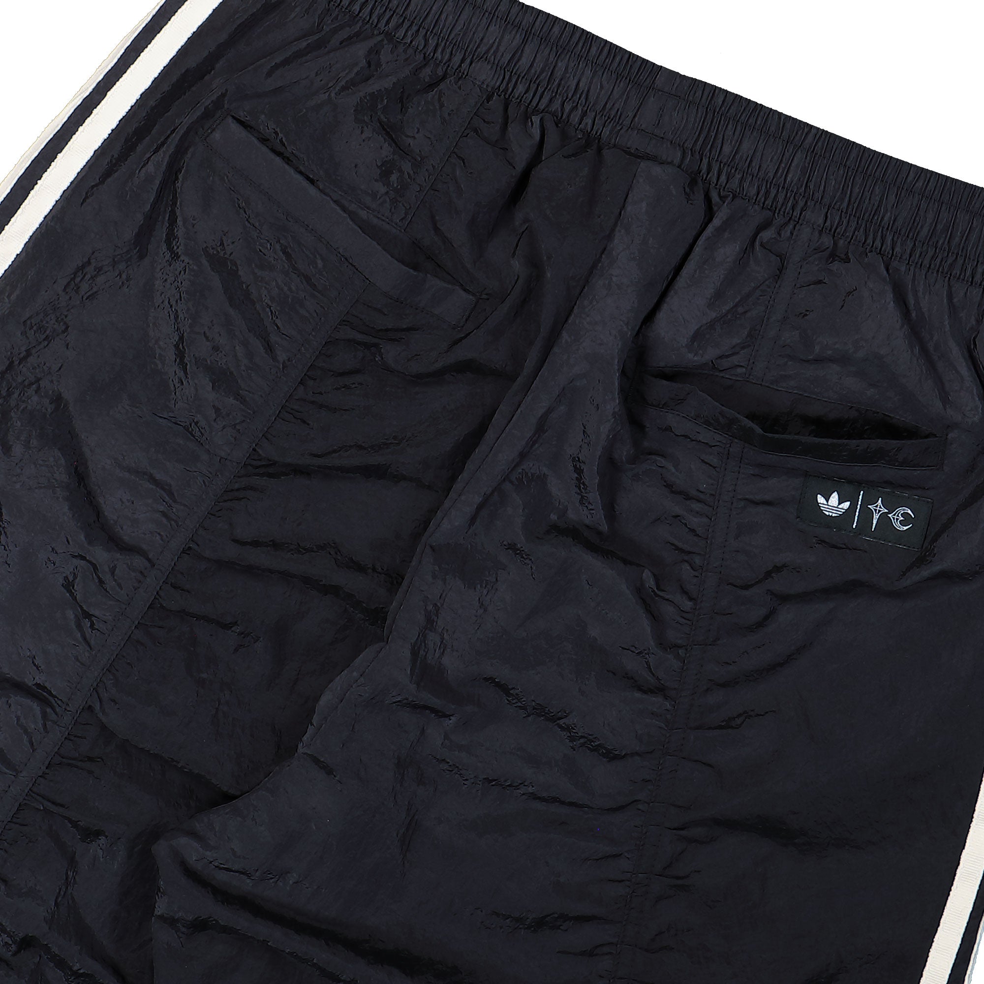 Thug Club x adidas Woven Track Pant Black / Silver Metallic Sweat & Track Pants KC2206 Detail View 2 | Overkill