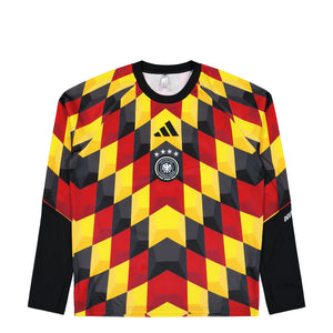 adidas DFB Germany Home Pre Match Warm Top 26 Black / Team Yellow Longsleeves KC2925 | Overkill

