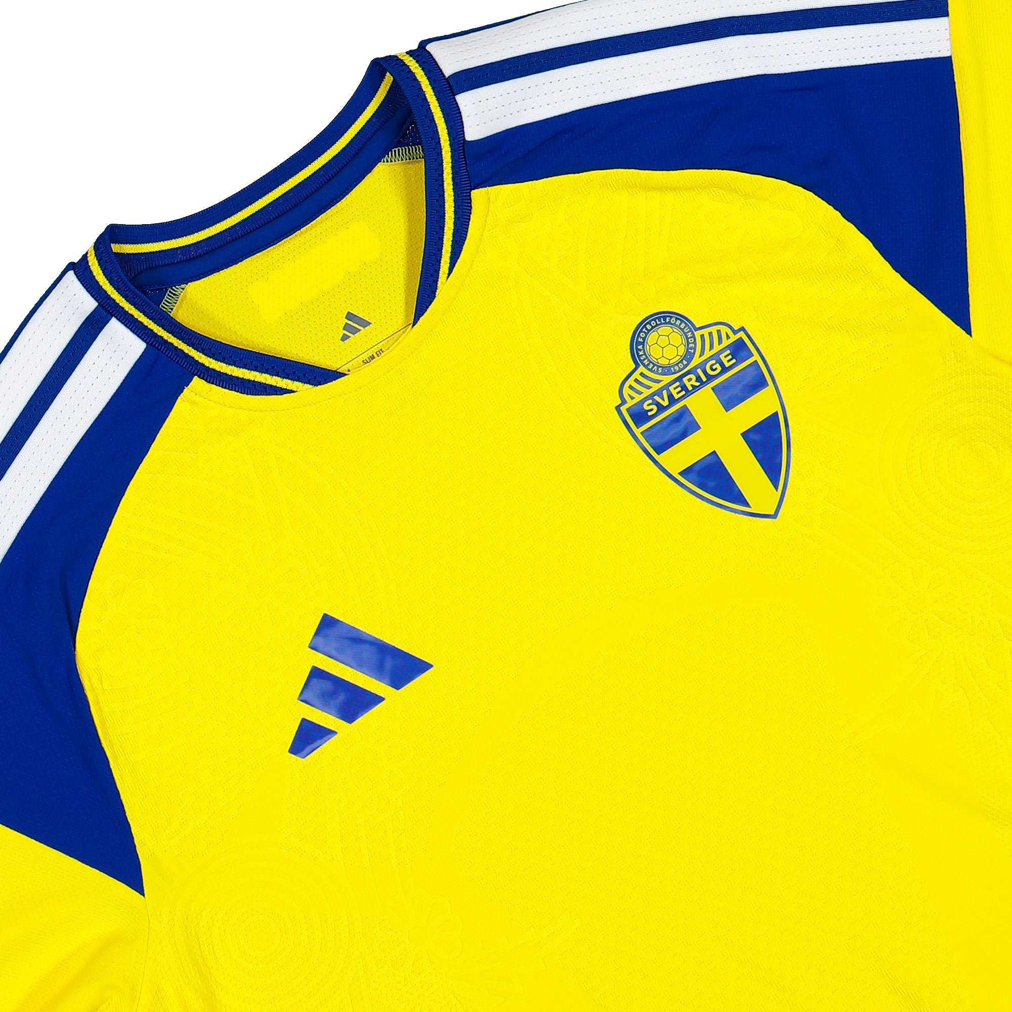 adidas SVFF Sweden Authentic Home Jersey Yellow Trikot KC3044 Detailfoto | Overkill
