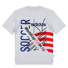 adidas Graphic Tee Light Grey Heather T-Shirts KC5425 Close-up | Overkill
