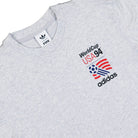 adidas Graphic Tee Light Grey Heather T-Shirts KC5425 Detailfoto | Overkill
