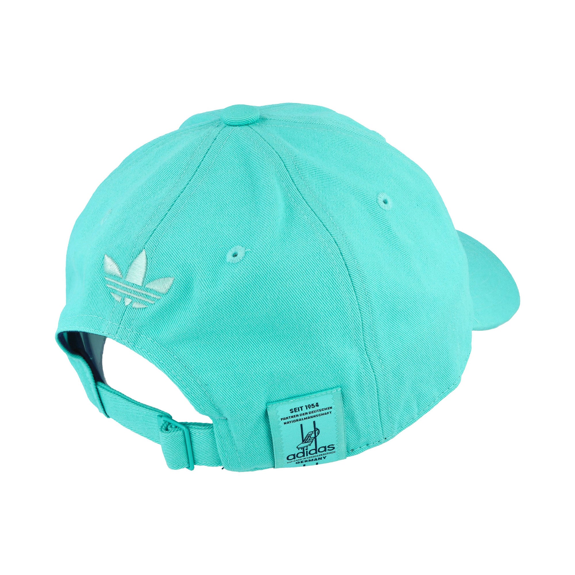 adidas DFB Germany Dad Cap Youth Flash Aqua Basecap KC6715-OSFY Detail View 2 | Overkill
