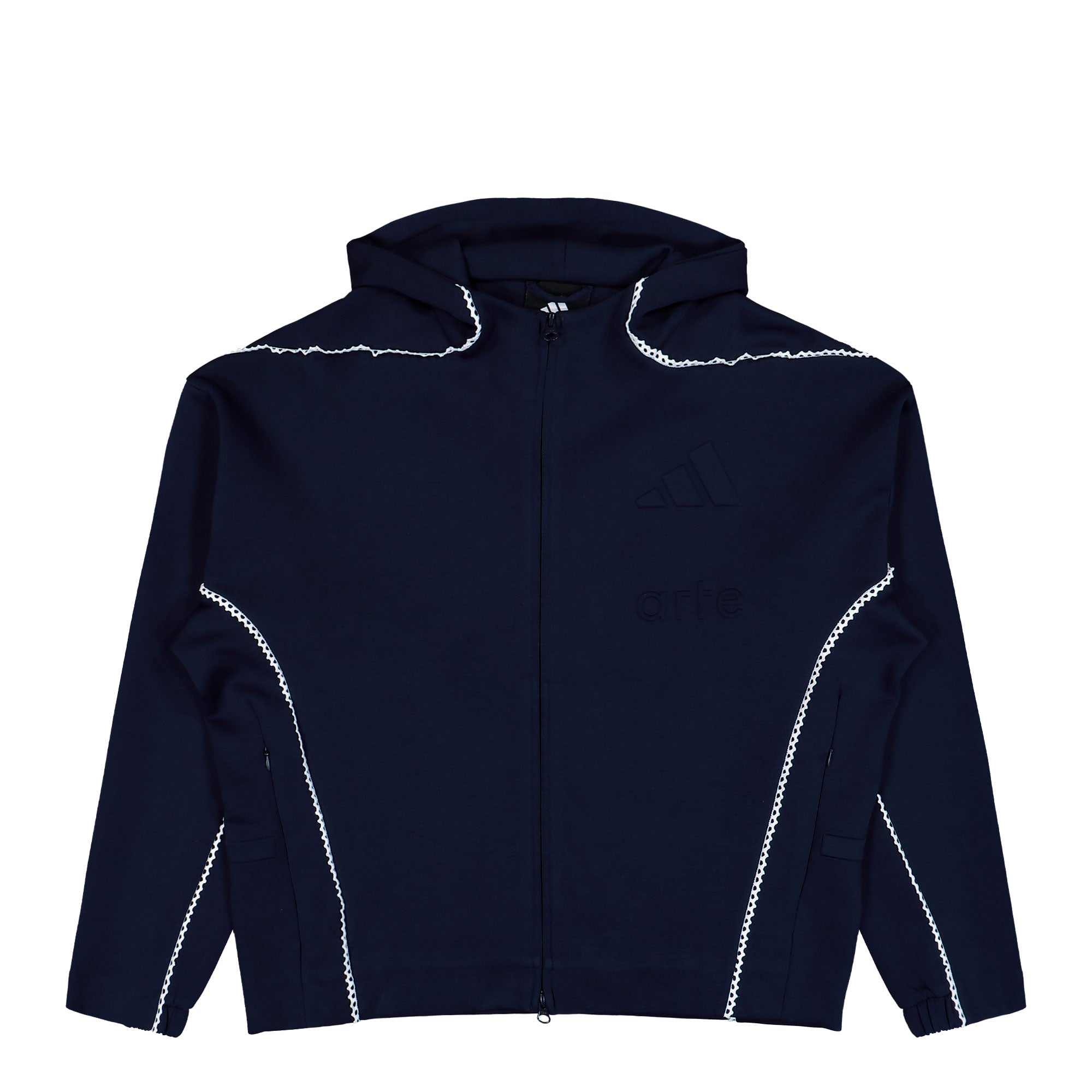 Arte Antwerp x adidas Z.N.E. FZ-Hoodie Legend Ink / White Hoodie KD1616 | Overkill
