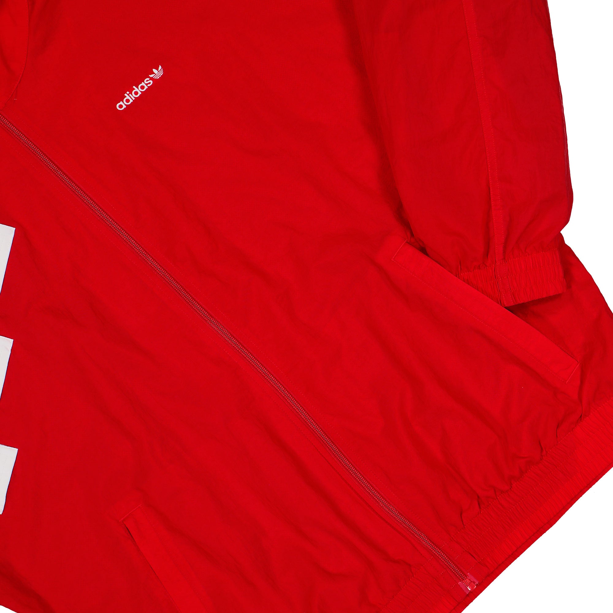 adidas Arch Track Top Better Scarlet / White Track Jackets KD4063 Detail View 1 | Overkill
