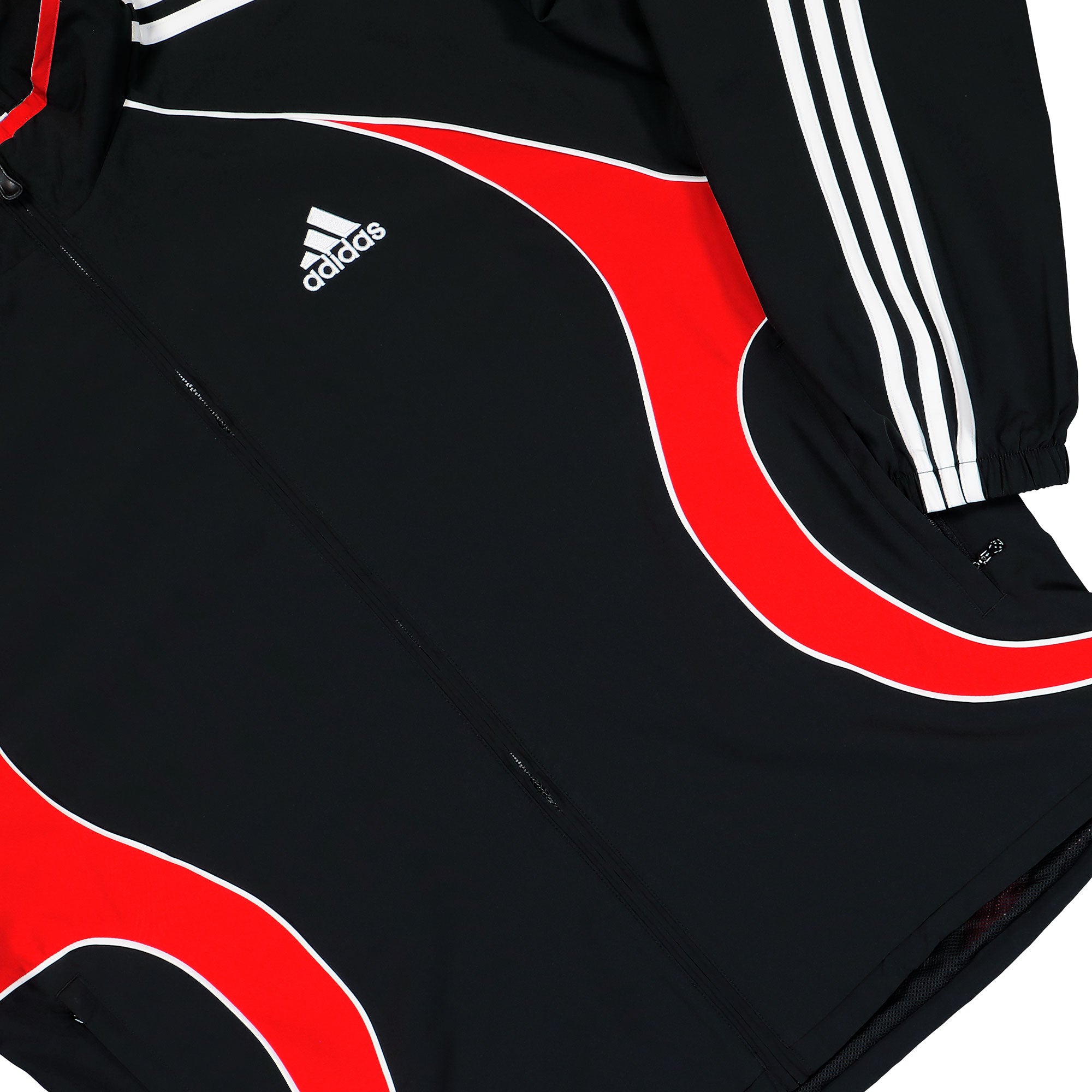 adidas Teamgeist Track Top Black / Better Scarlet Track Jackets KD5859 Detail View 1 | Overkill
