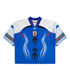 adidas JFA Japan Bringback Remixed Jersey Power Blue / White / Red T-Shirts KD5984 | Overkill

