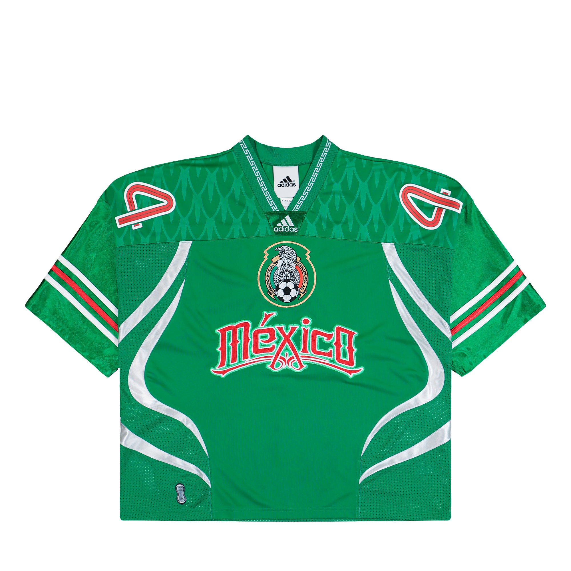 adidas FMF Mexico Bringback Remixed Jersey Bold Green / White / Better Scarlet T-Shirts KD5986 | Overkill
