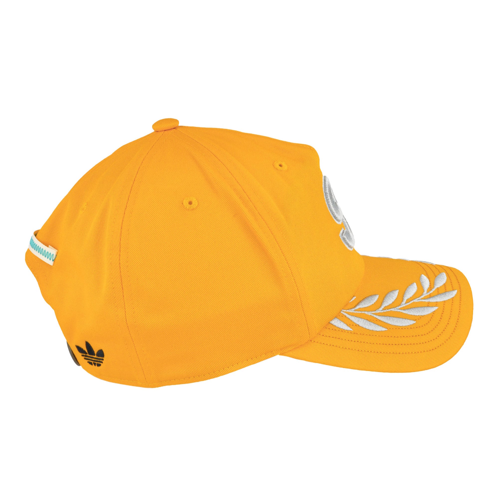 Bad Bunny x Mercedes-AMG F1 x adidas Race Cap Collegiate Gold Basecap KD7596 Detailfoto | Overkill
