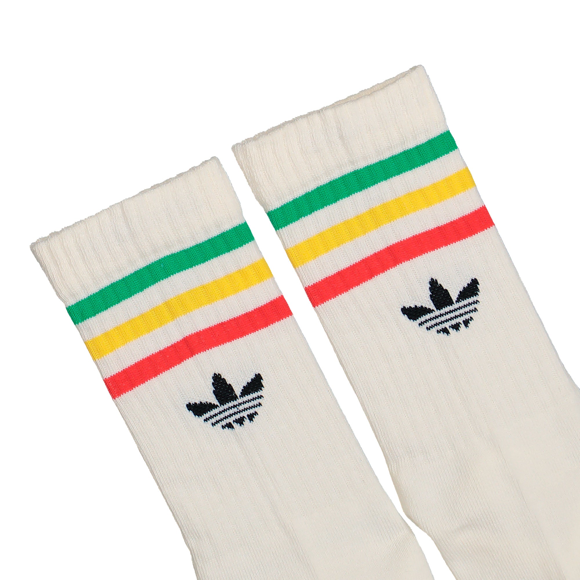 adidas Bob Marley 2 Pack Socks White / Cream White Socks KD8451 Detail View 2 | Overkill
