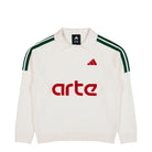 Arte Antwerp x adidas Knitted LS Jersey White / Collegiate Green Sweatshirt KD9334 | Overkill
