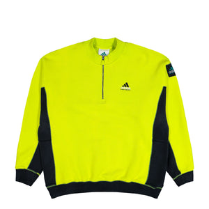 adidas Equipment Half-Zip Sweater Acid Yellow Sweatshirt KE1353 | Overkill
