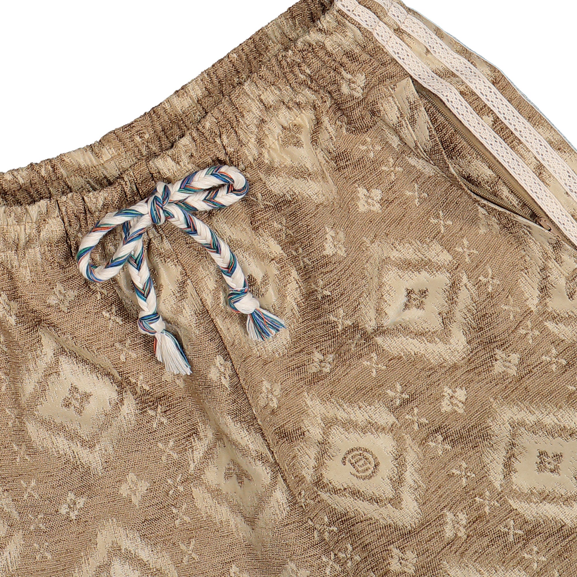 Clot by Edison Chen x adidas Ikat Shorts Warm Sandstone Shorts KE7068 Detail View 1 | Overkill
