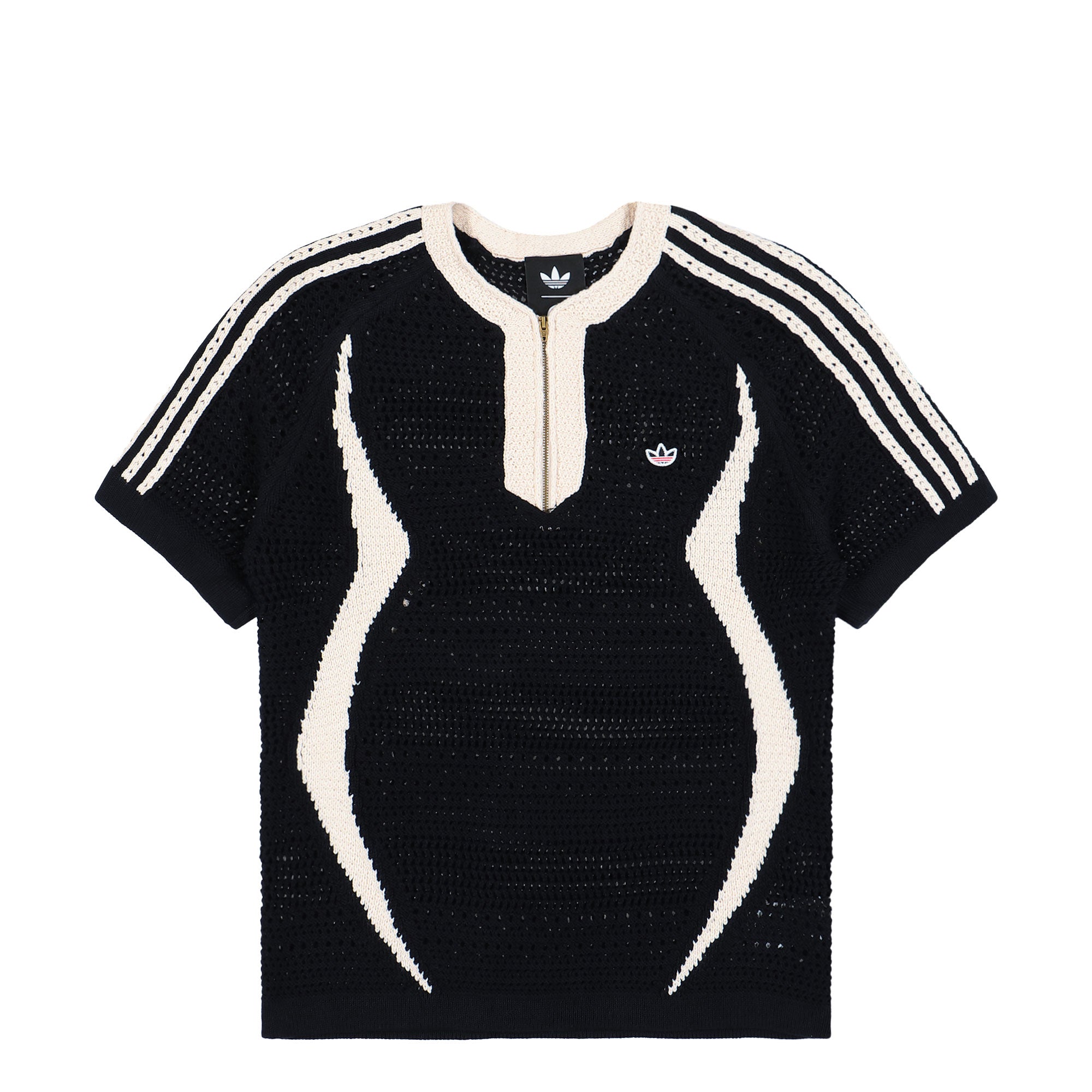 Clot by Edison Chen x adidas Knit Jersey Black / Wonder White T-Shirts KE7074 | Overkill