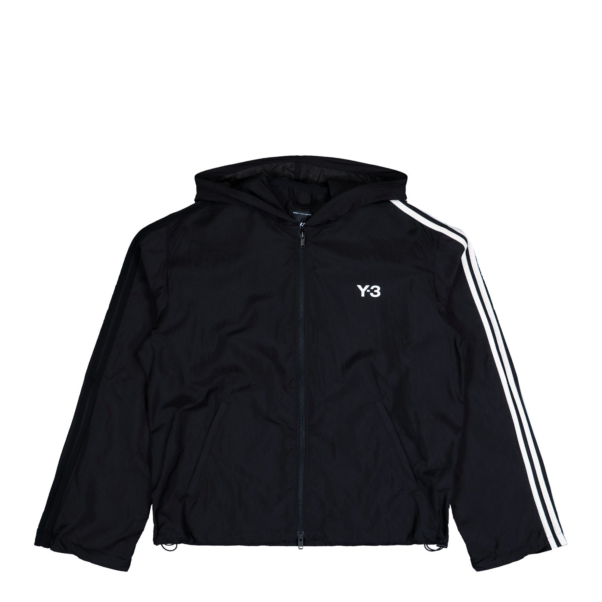 Y-3 Nylon Wired 3 Stripes Track Top Black Track Jackets KF1085 | Overkill