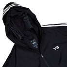 Y-3 Nylon Wired 3 Stripes Track Top Black Track Jackets KF1085 Detailfoto | Overkill