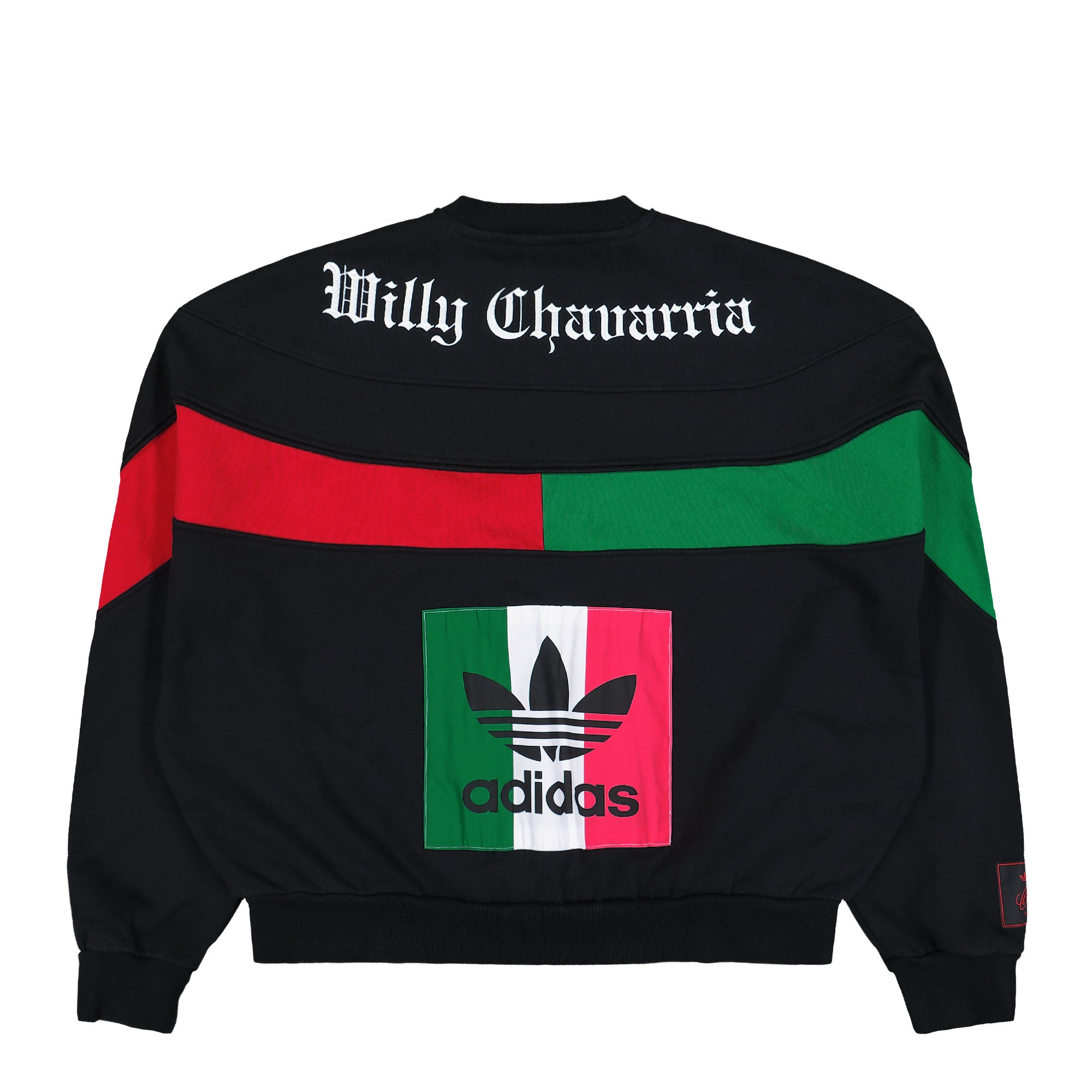 adidas CHIEFSラグビーウェア 黒赤 Willy Chavarria x adidas Fleece Crewneck KF3196 | OVERKILL
