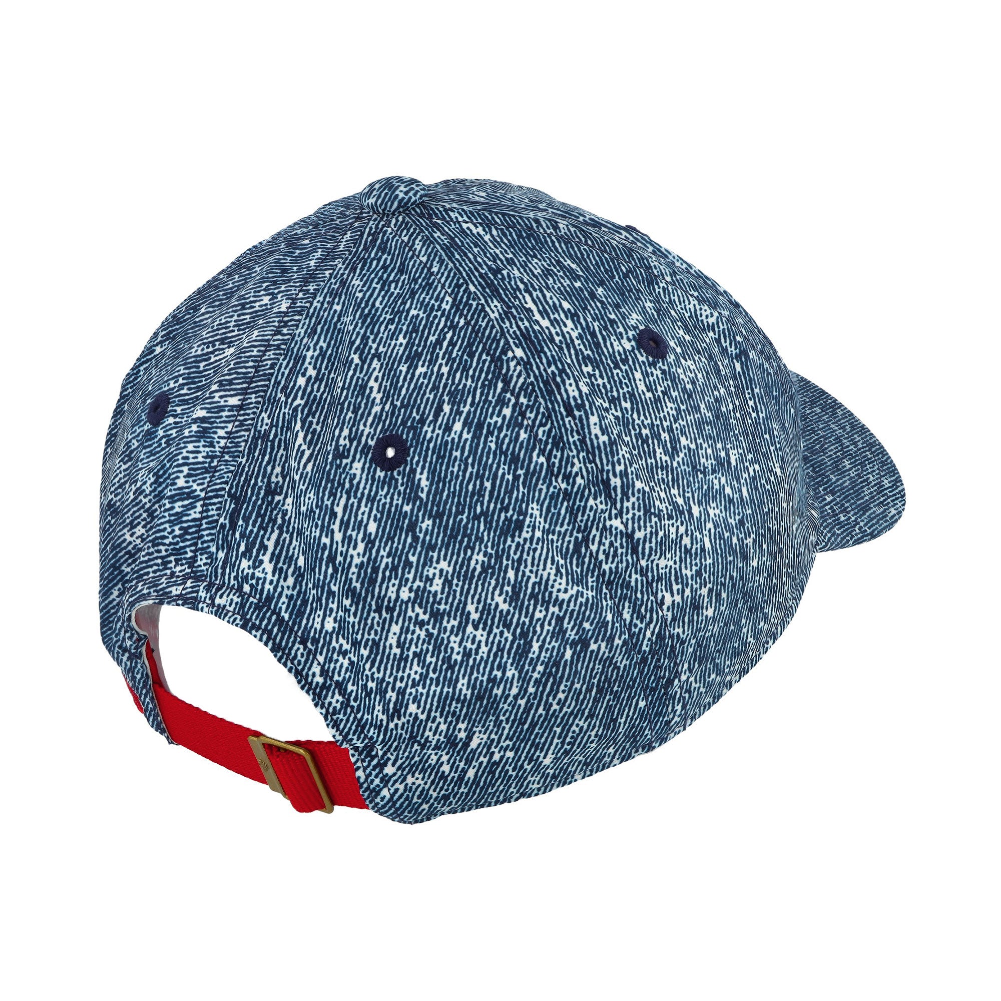 adidas Denim Graphic Cap Youth White / Dark Blue / Power Red Caps KF3761-OSFY Detail View 2 | Overkill
