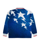 BAPE x adidas LSL Star Jersey Medium Blue Denim Longsleeves KF4913 Close-up | Overkill
