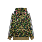 BAPE x adidas Shark Track Hoodie Crew Green Hoodies KF4916 | Overkill
