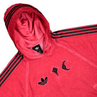 Thug Club x adidas TC Sweat Hoodie Power Red Hoodies KF6586 Detailfoto | Overkill

