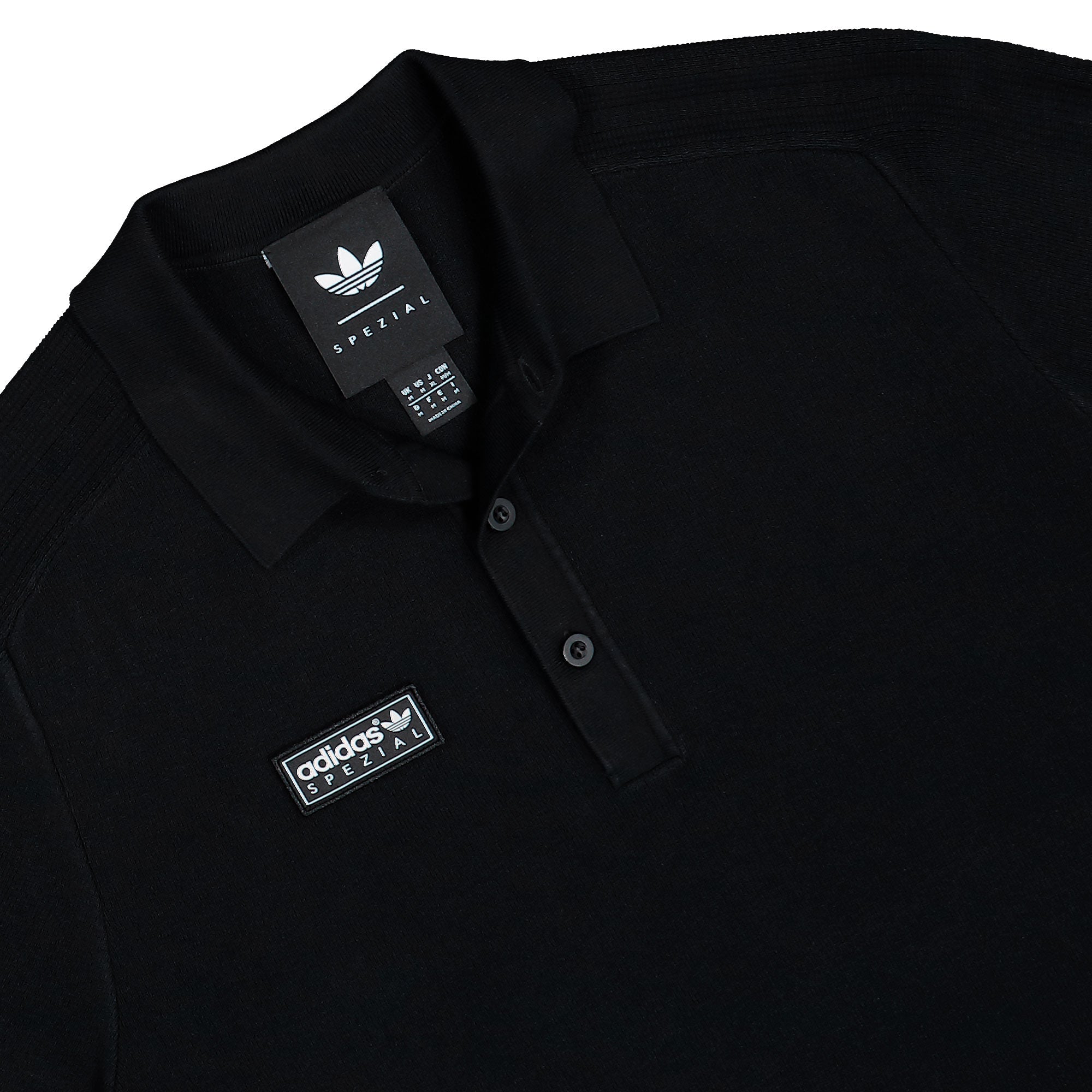 adidas  Bispham Polo SPZL Black Polo Shirts KF6812 Detailfoto | Overkill
