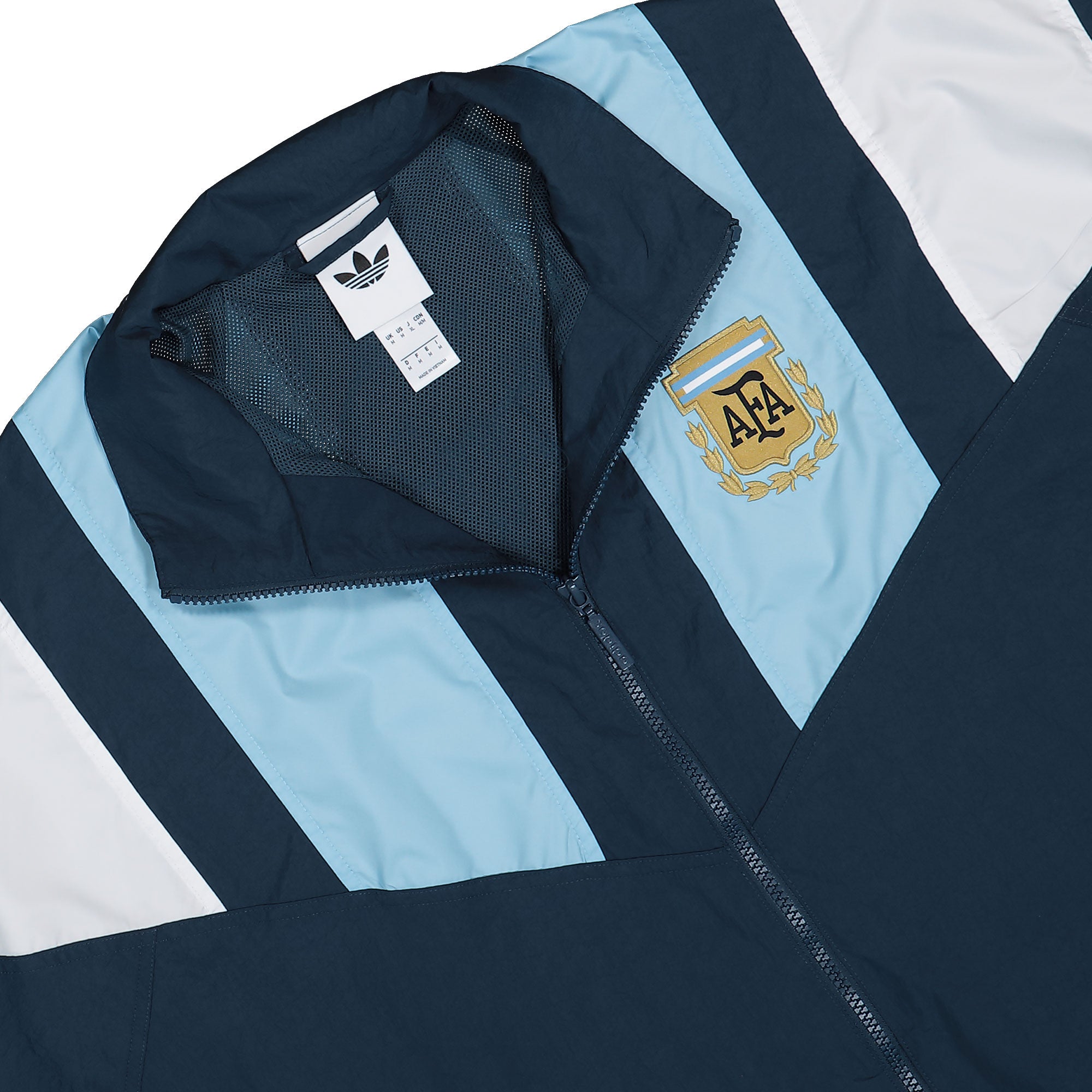adidas AFA Argentina Equipment Track Top Crew Navy Track Jackets KG2287 Detailfoto | Overkill
