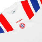 adidas FC Bayern München Equipment Tee White / Red / Semi Lucid Blue T-Shirt KG2290 Detailfoto | Overkill
