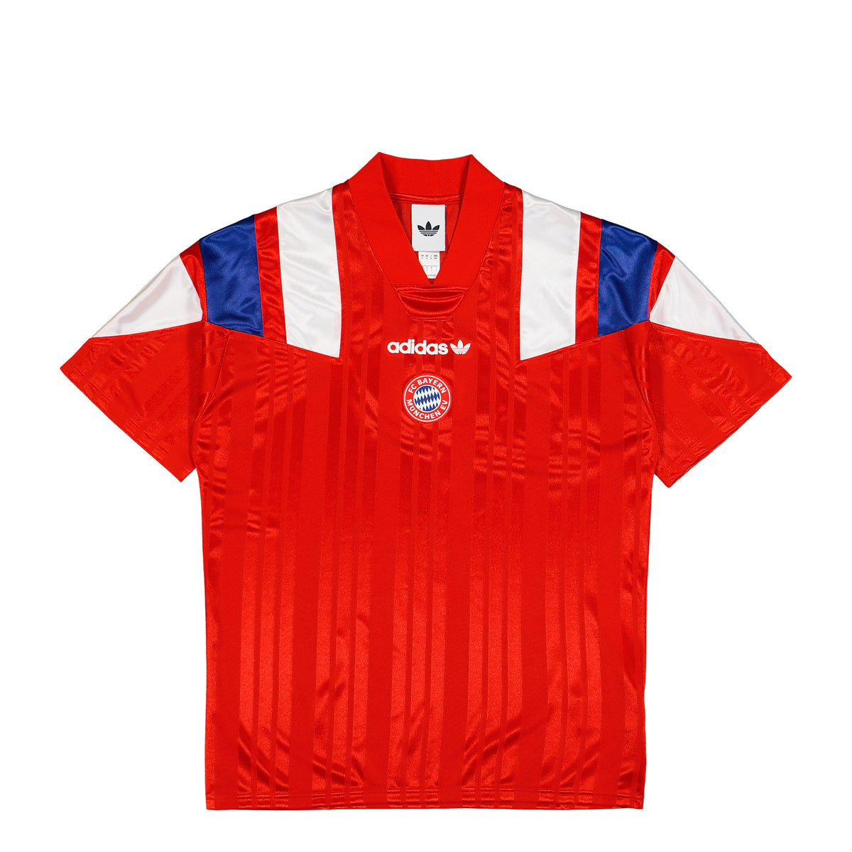 adidas FC Bayern München Equipment Jersey Red / White / Semi Lucid Blue Jersey KG2295 | Overkill
