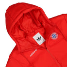 adidas FC Bayern München Equipment DW Jacket Red Puffer Jacket KG2587 Detailfoto | Overkill

