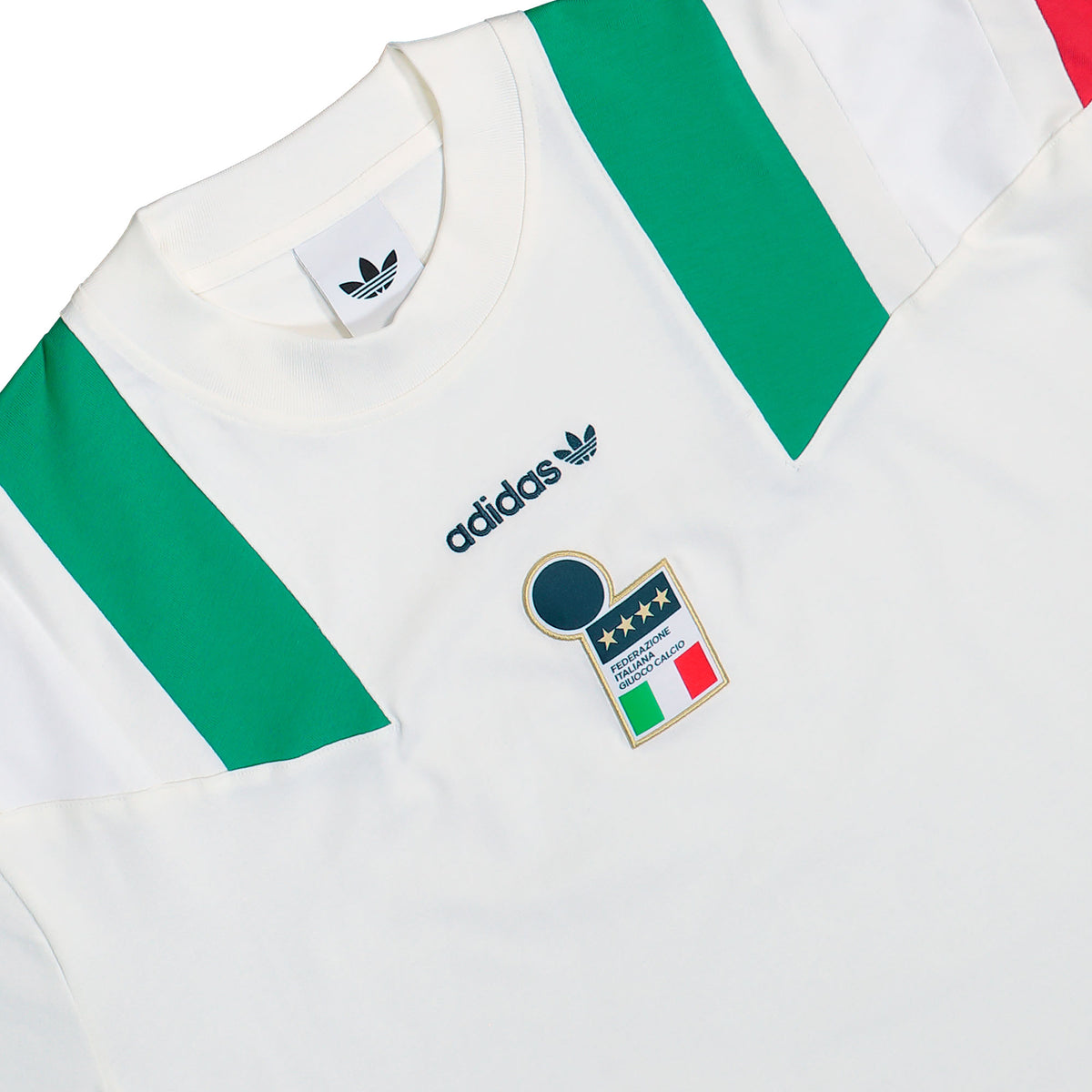 adidas FIGC Italy Equipment Tee Off White T-Shirts KG2597 Detailfoto | Overkill

