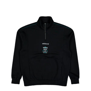 adidas Liverpool FC Equipment Half-Zip Top Black Sweatshirts KG2920 | Overkill
