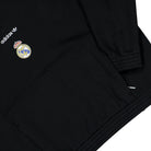 adidas Real Madrid Equipment Half-Zip Top Black Sweatshirt KG2987 Detail View 1 | Overkill
