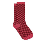 Wales Bonner x adidas Check 2 Pack Socks Craft Pink / Clear Brown Socks KG4888 Close-up | Overkill
