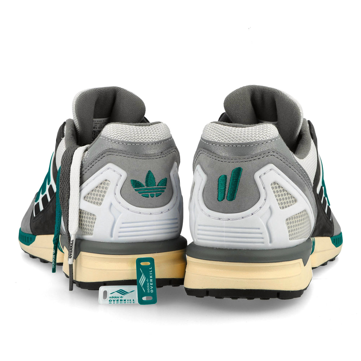 Overkill x adidas ZX 8094 "The Missing Link" Footwear White / Onix / Equipment Green Low Top Sneakers KH7164 Material | Overkill
