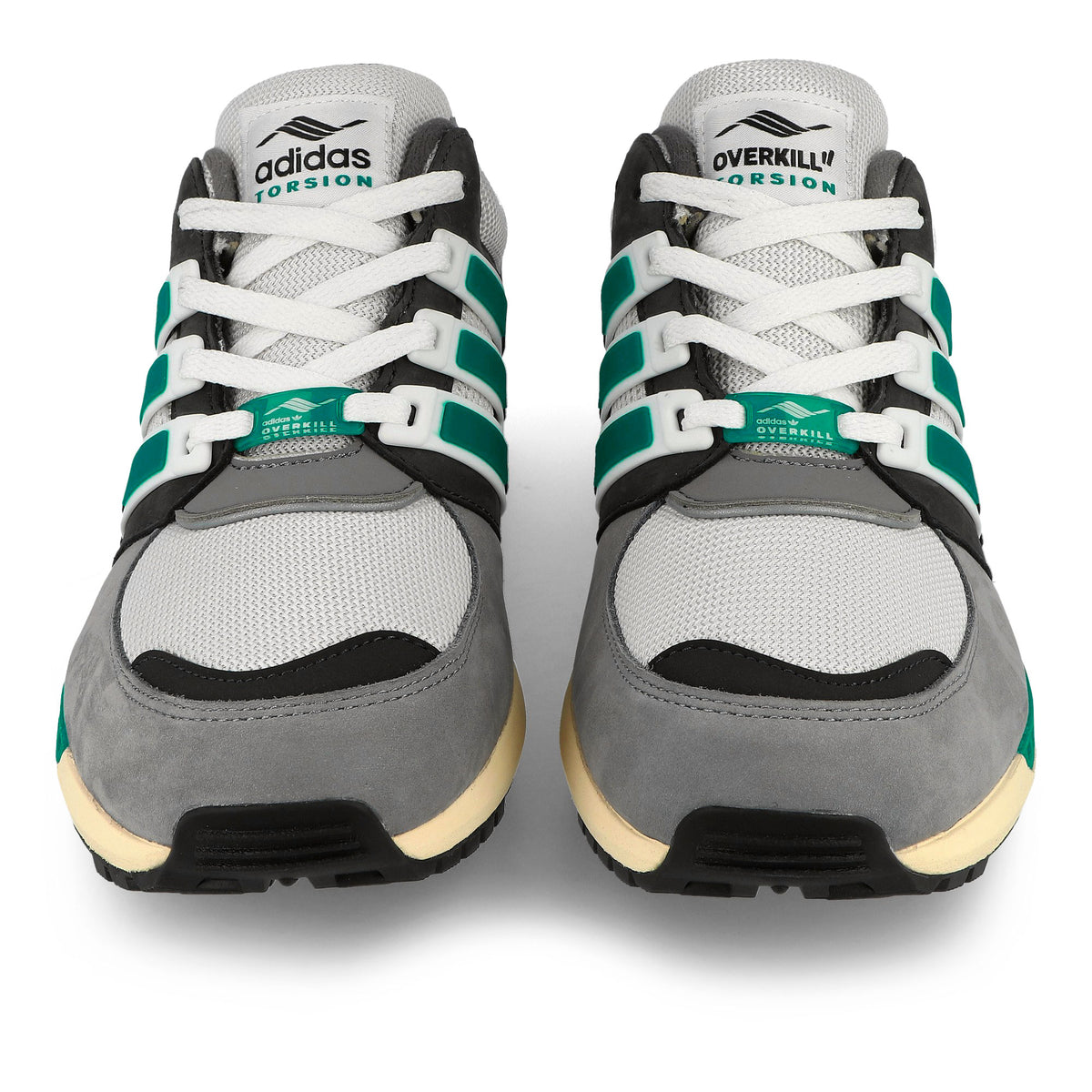 Overkill x adidas ZX 8094 "The Missing Link" Footwear White / Onix / Equipment Green Low Top Sneakers KH7164 Detail View 3 | Overkill
