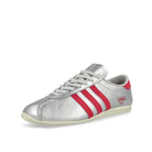 adidas Paris W Silver Metallic / Pure Ruby / Grey One Sneaker KH9326 Close-up | Overkill
