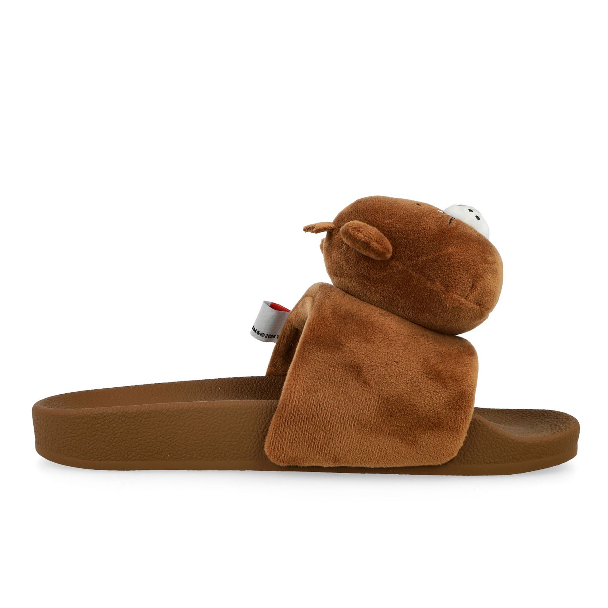Care Bears x adidas Adilette W Dusky Brown / Footwear White / Preloved Brown Slides KH9953 Silhouette | Overkill
