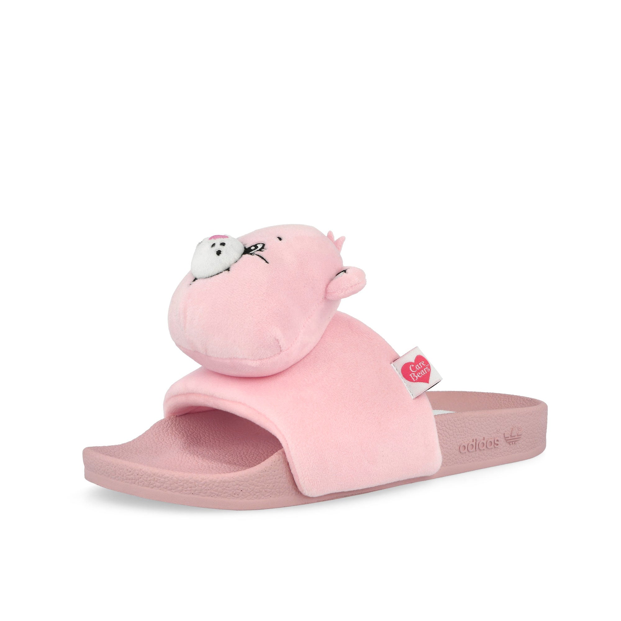 Care Bears x adidas  Adilette W Clear Pink / Footwear White / Lucid Pink Slides, Sandals & Slippers KH9957 Close-up | Overkill
