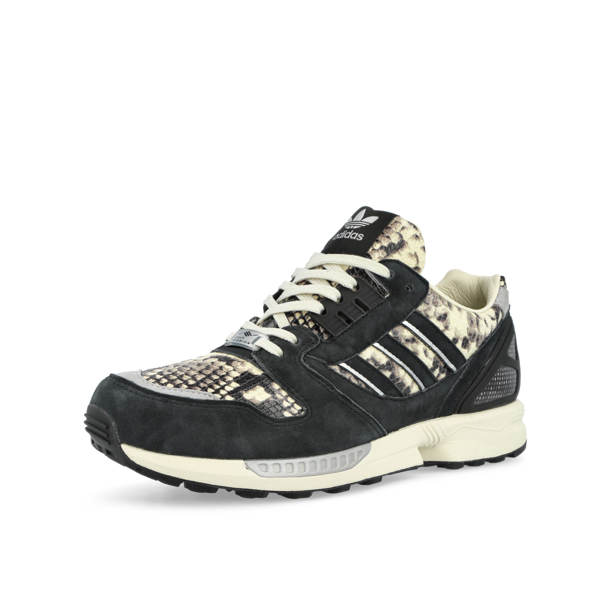 adidas ZX 8000 Core Black / Core Black / Cream White  Low Top Sneakers KI1383 Close-up | Overkill
