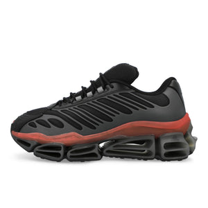 Willy Chavarria x adidas Megaride AG XL Core Black / Core Black / Red Low Top Sneaker KJ2041 | Overkill
