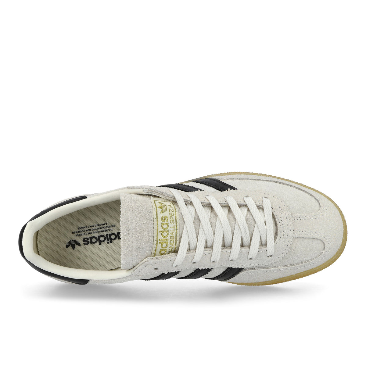 adidas Handball Spezial W Cloud White / Core Black / Gold Metallic Sneaker KI2177 Detailfoto | Overkill
