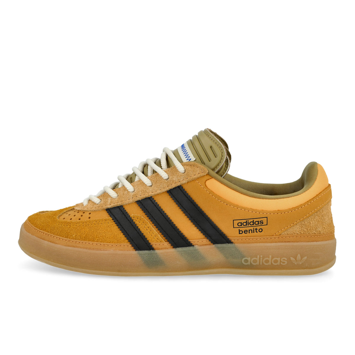 Bad Bunny x adidas Gazelle Indoor Solar Gold / Core Black / GUM3 Low Top Sneakers KI2592 | Overkill
