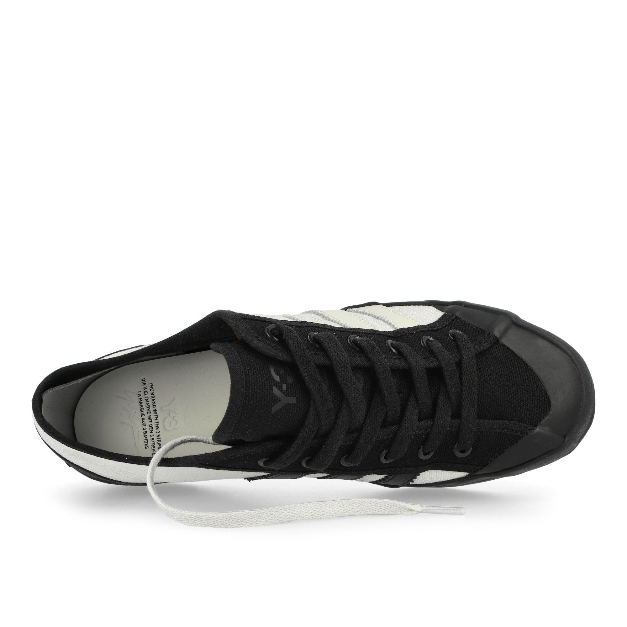 Y-3 Nisi Lo Off White / Off White / Black Low Top Sneakers IU1869 101 Detailfoto | Overkill
