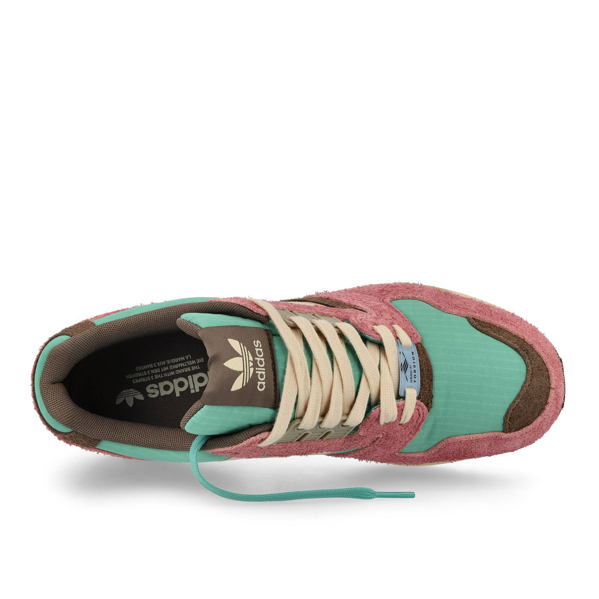 adidas ZX 8000 St Fade Ocean / Sand Strata / Wonder Red Sneaker KI4724 Detailfoto | Overkill
