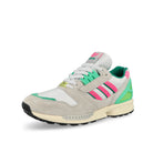adidas ZX 8000 MIG Off White / Lucid Pink / Semi Court Green Low Top Sneakers KI4726 Close-up | Overkill
