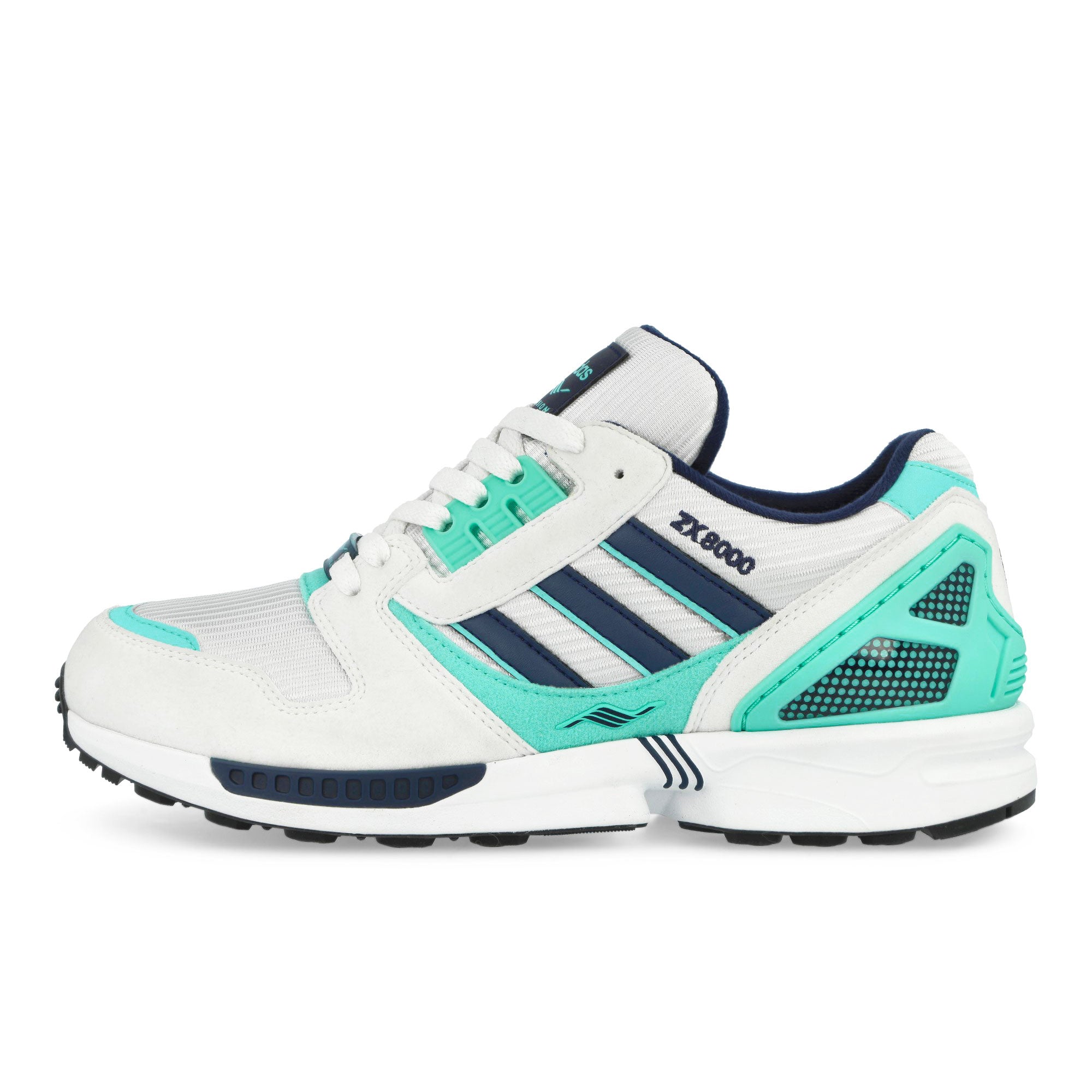 Overkill x adidas ZX 8000 Away Footwear White / Footwear White / Collegiate Navy Low Top Sneakers KI5108 | Overkill