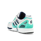 Overkill x adidas ZX 8000 Away Footwear White / Footwear White / Collegiate Navy Low Top Sneakers KI5108 Close-up | Overkill