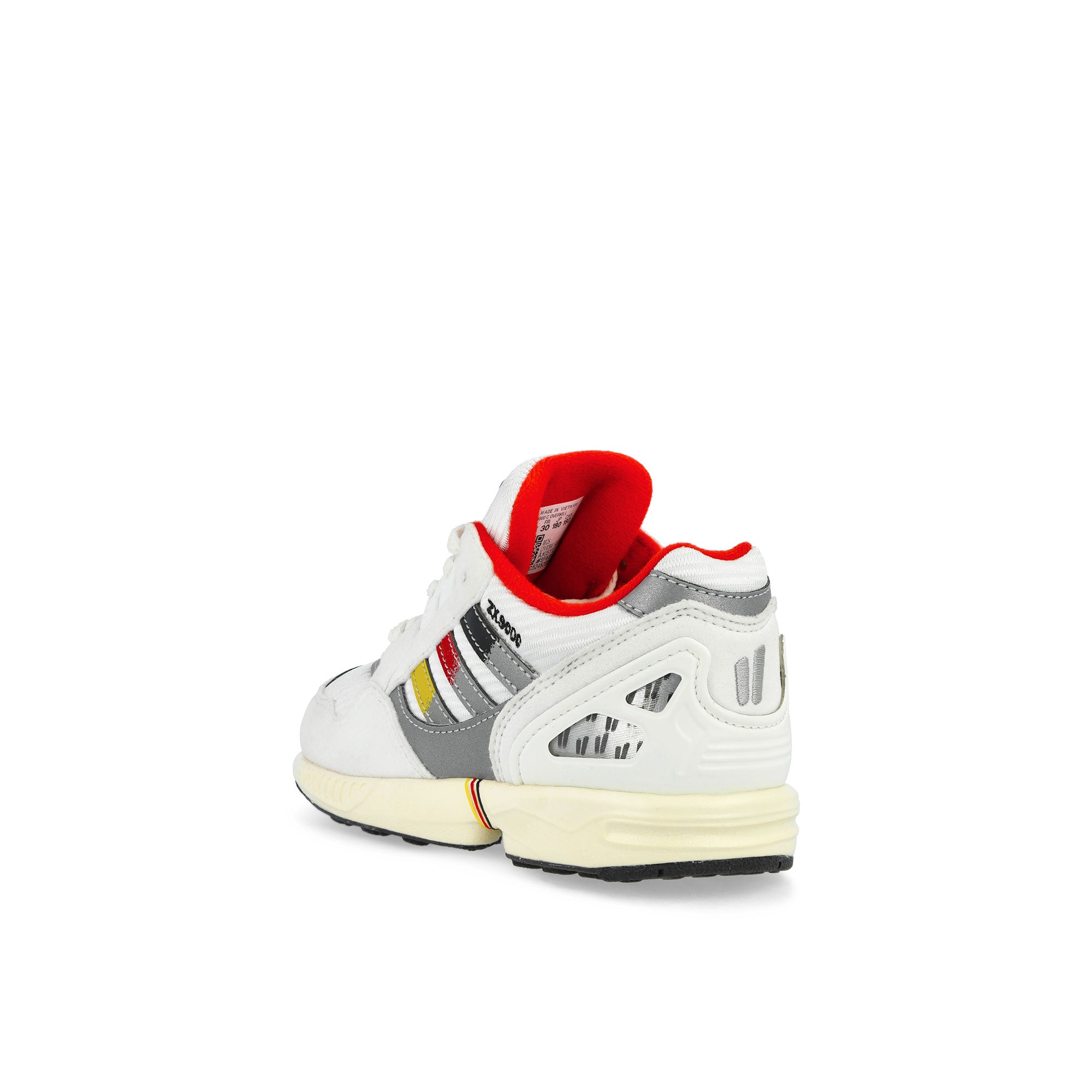 Overkill x adidas ZX 9000 C Home Footwear White / Active Red / Mist Sun Low Top Sneakers KI5112 Material | Overkill