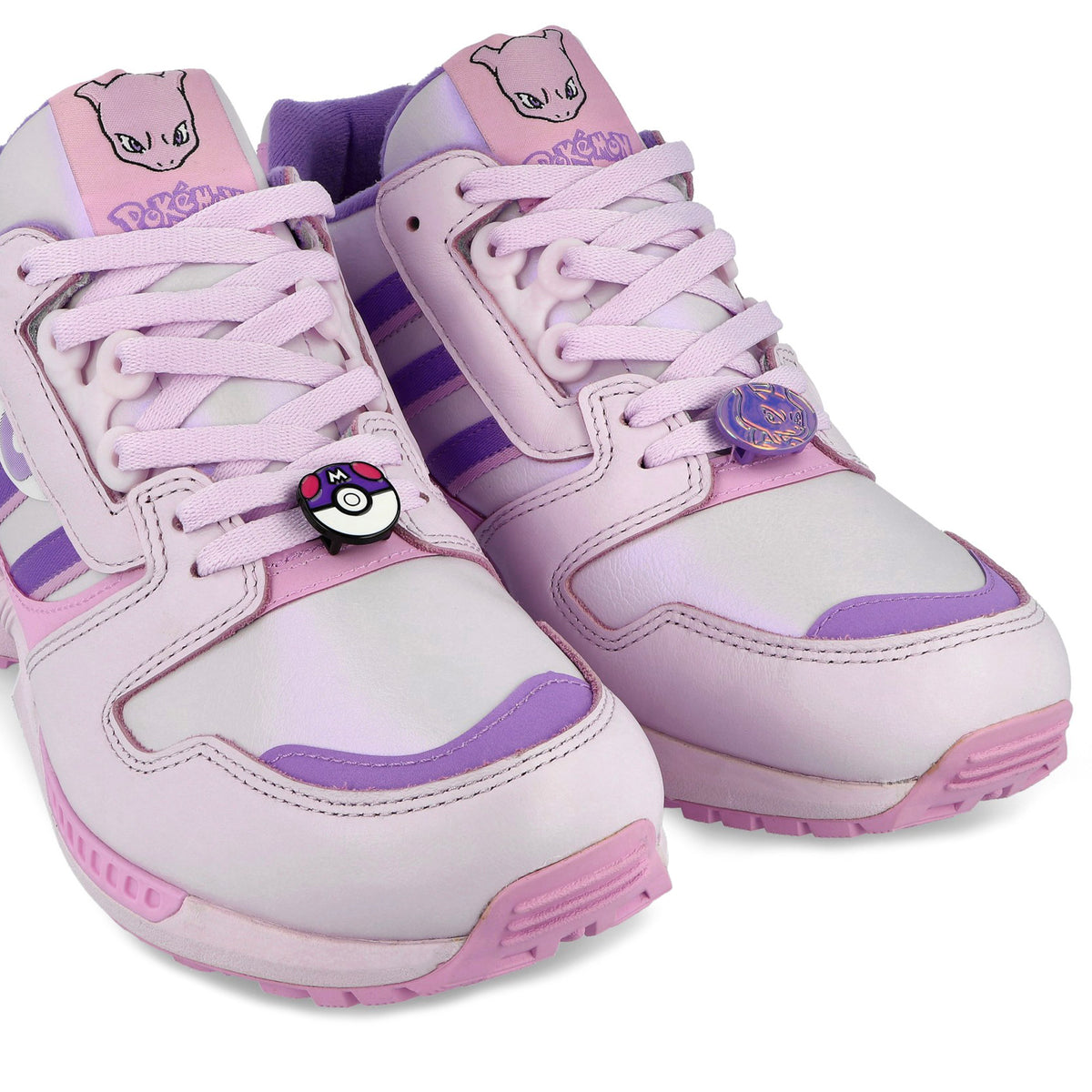Pokémon x adidas ZX 8000 Mewtwo Icey Lavender / Violet Fusion / Bliss Lilac Low Top Sneakers KI5326 Material | Overkill